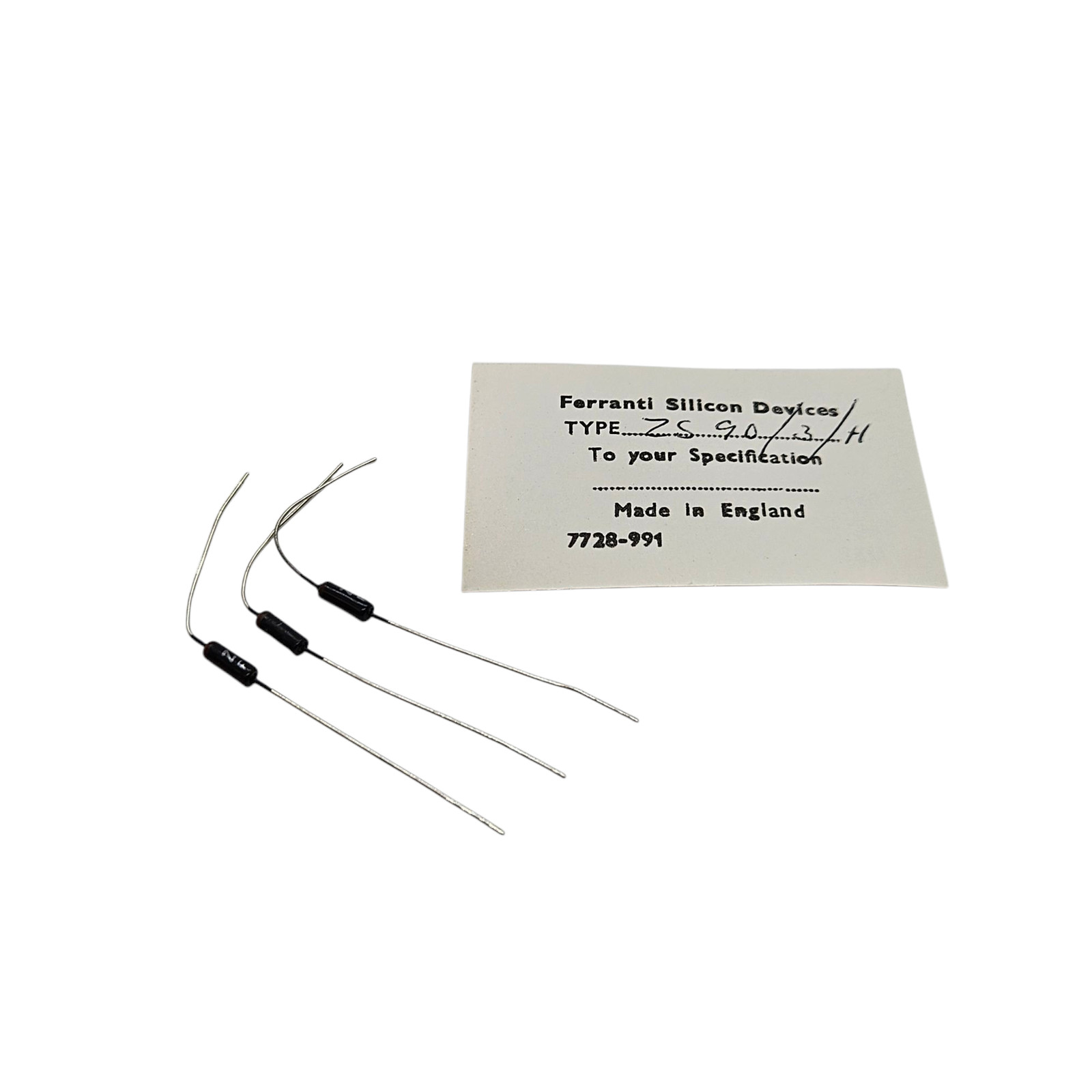 ZS90 FERRANTI VINTAGE NOS SILICON DIODE X3PCS