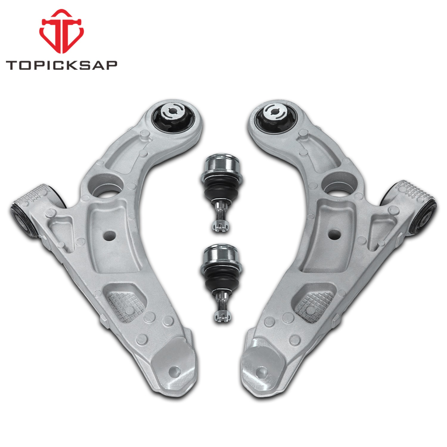 4pc Front Lower Control Arms & Ball Joints Kit For 2019-2023 Jeep Cherokee