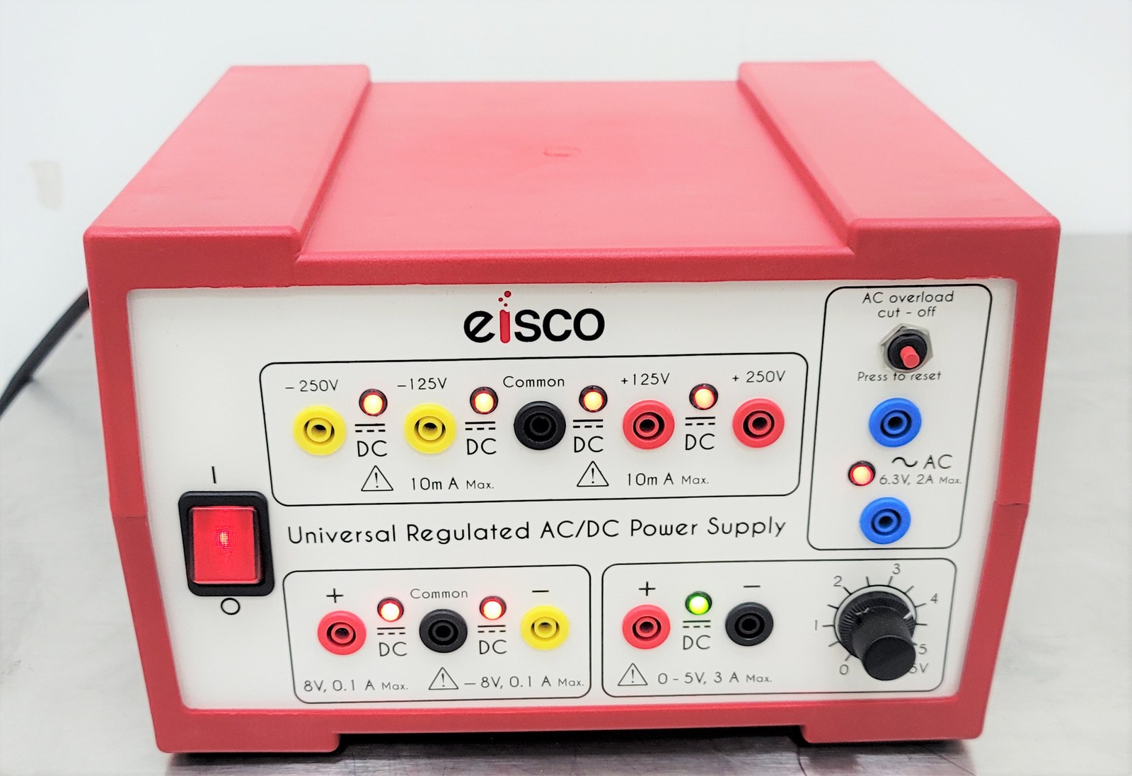 Eisco ESR-UV 1339 Universal AC/DC Power Supply Regulated/Unregulate (3364054)