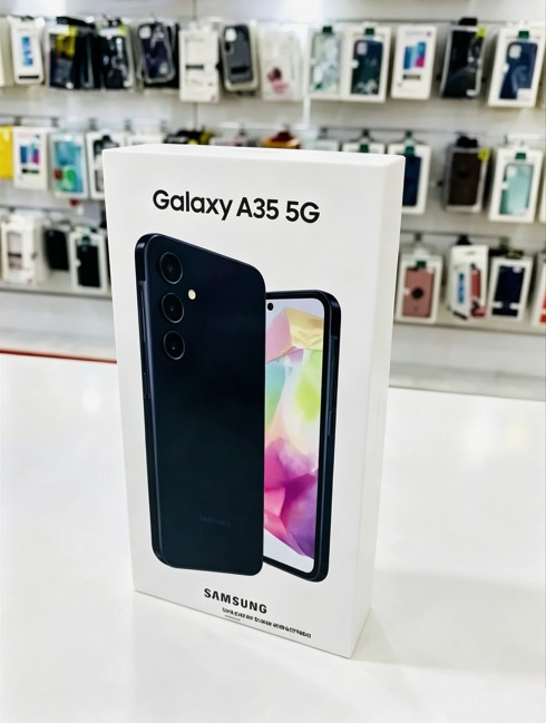NEW Sealed Samsung Galaxy A35 5G SM-A356U 128GB Factory Unlocked Awesome Navy