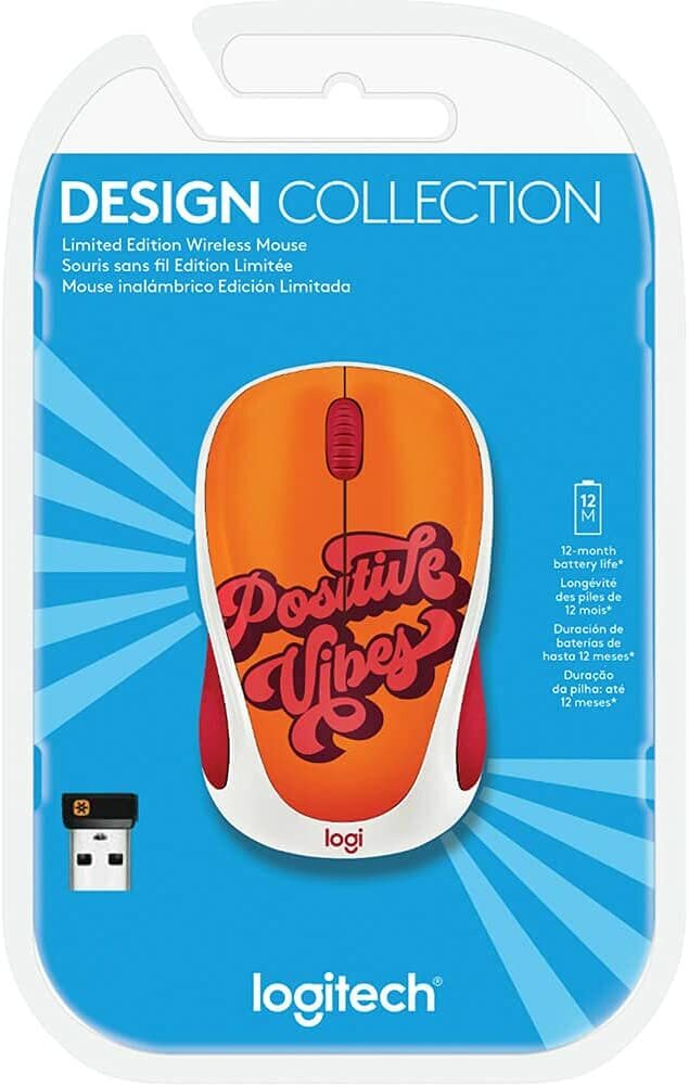 Logitech Positive vibes Design Collection Limited Edition Wireless Mouse
