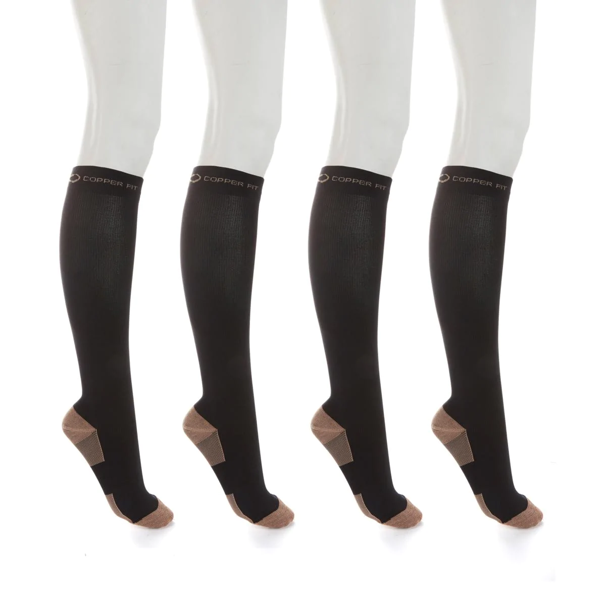 Copper Fit™ Knee-High Compression Socks 4-pack 581211/595126-J