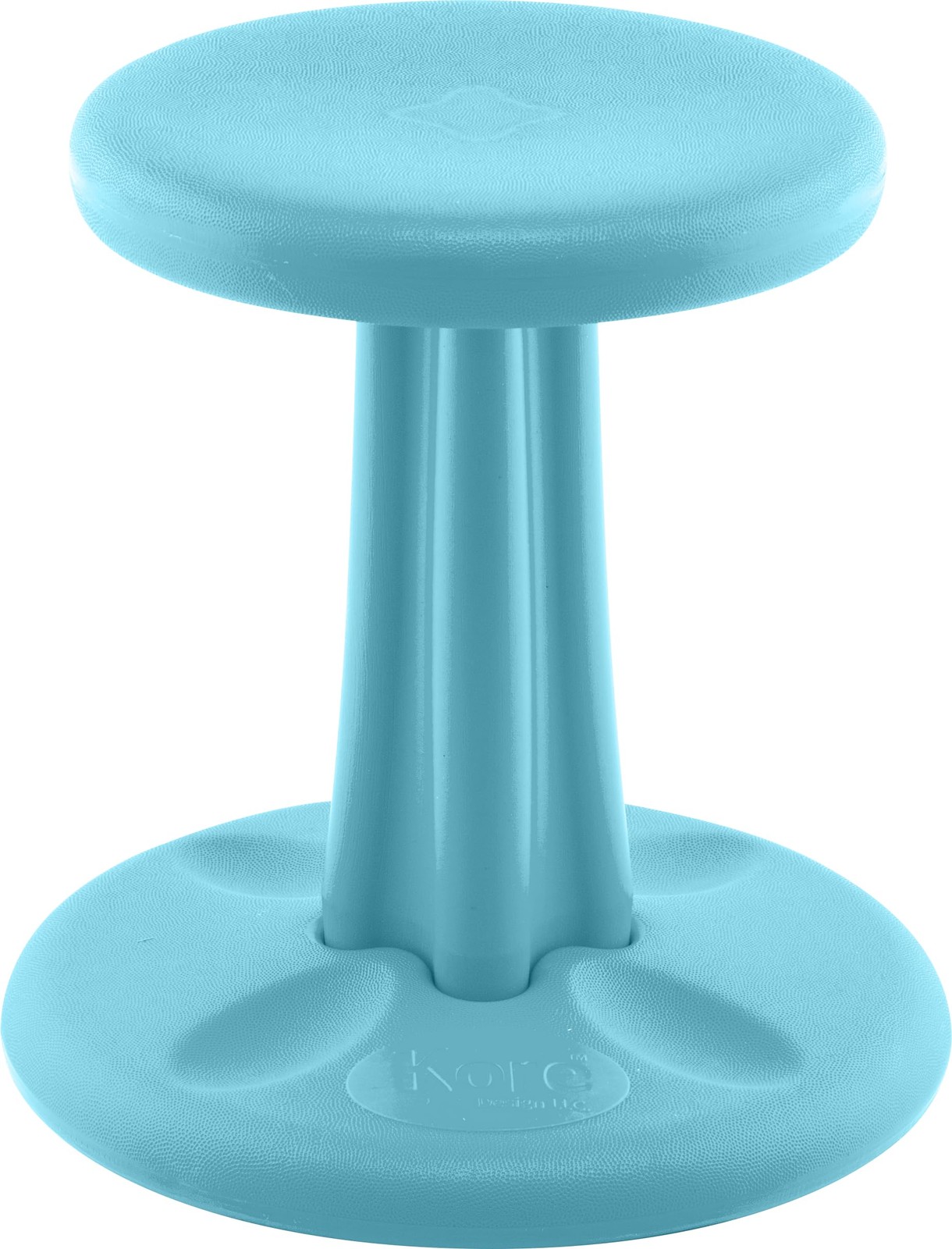KORE Design Wobble Stool Chair, Girls + Boys Kid Kids (14in Tall), Pale Blue