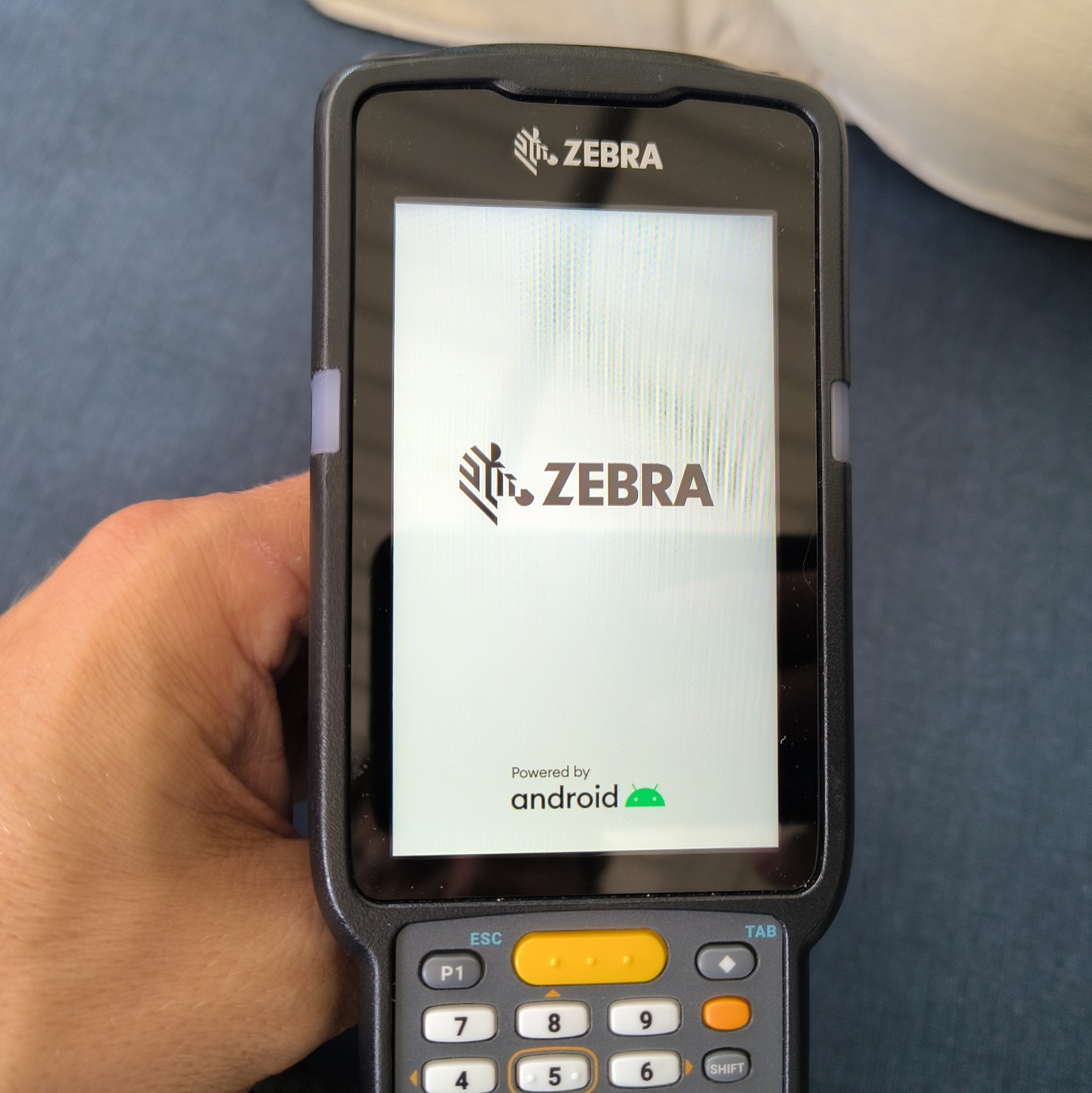 Zebra MC330L Mobile Computer Scanner Main Unit With Battery NEEDS REPROGRAM b