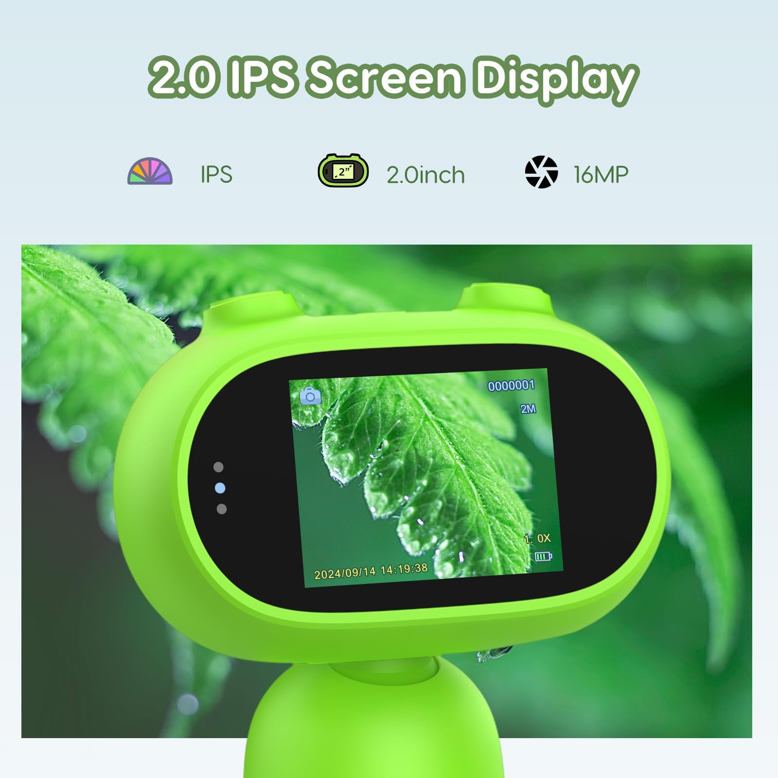 Handheld Digital Microscope for 1000X,16MP Portable Pocket Microscope with 2i...