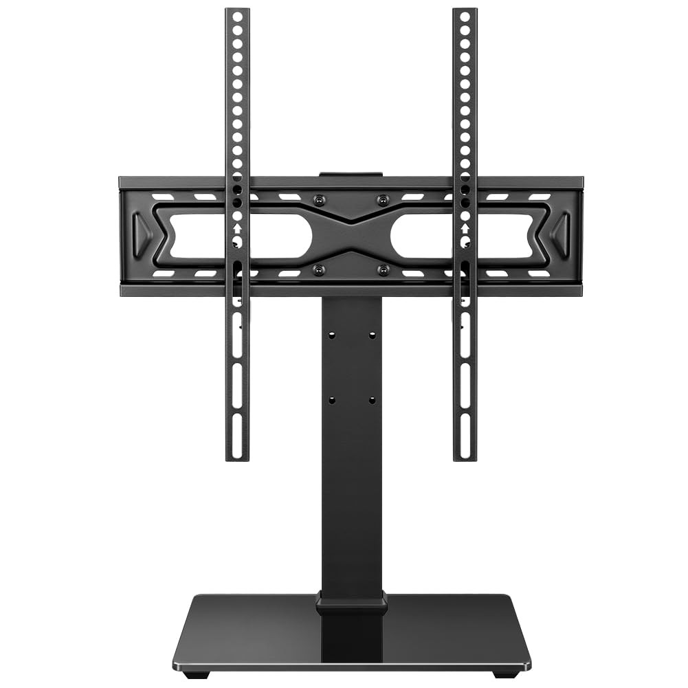 Universal TV Stand for 27-65 Inch LED LCD TV Swivel Table Top TV Stand with 30 D