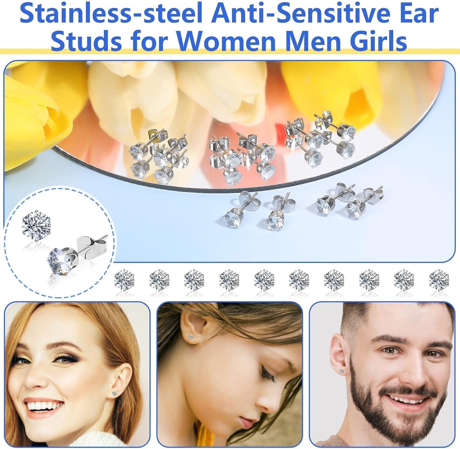 Disposable Ear Piercing Kit: Safe & Efficient Tool with Hypoallergenic Earrings