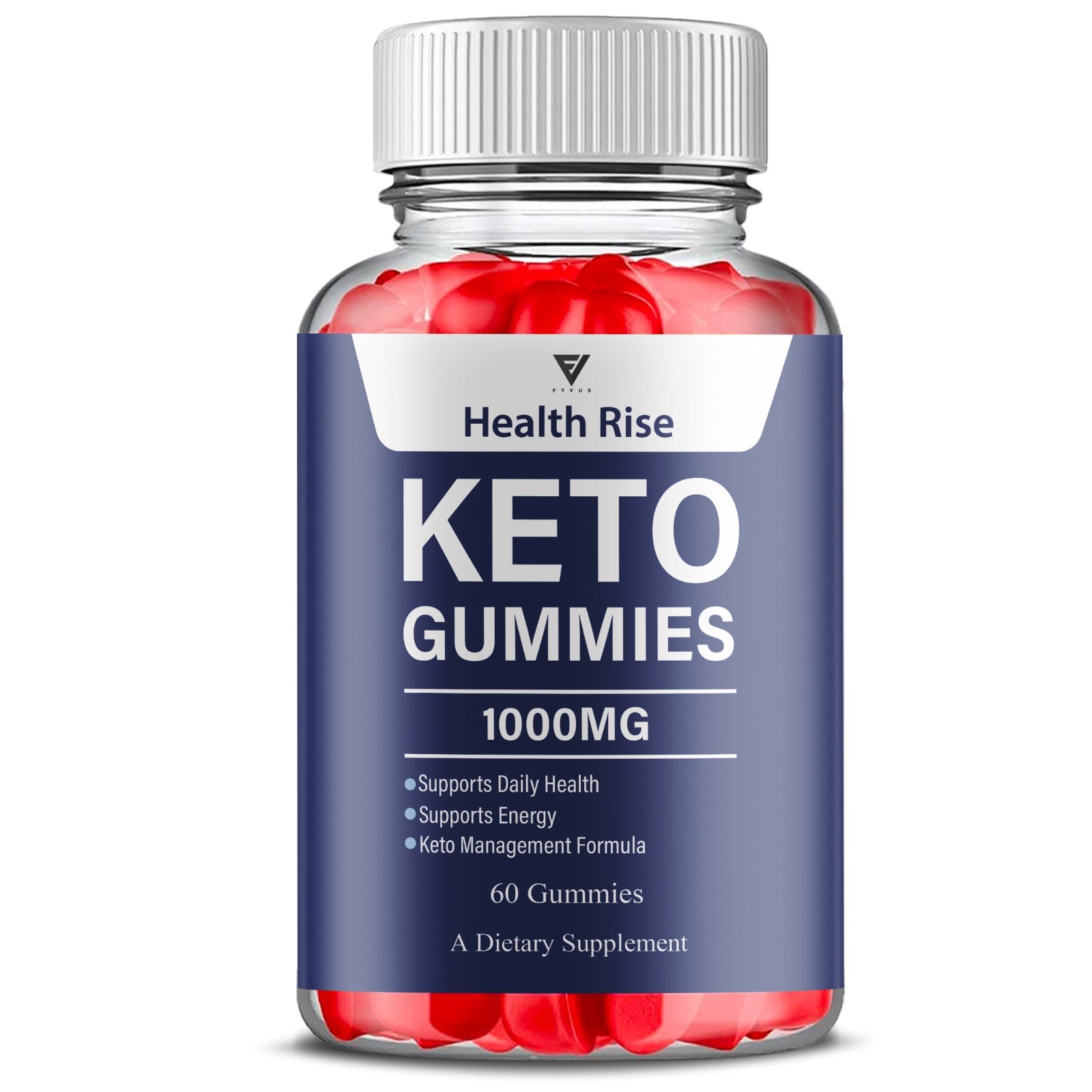 Health Rise Keto ACV Gummies, HealthRise Premium Gummy (60 Gummies)