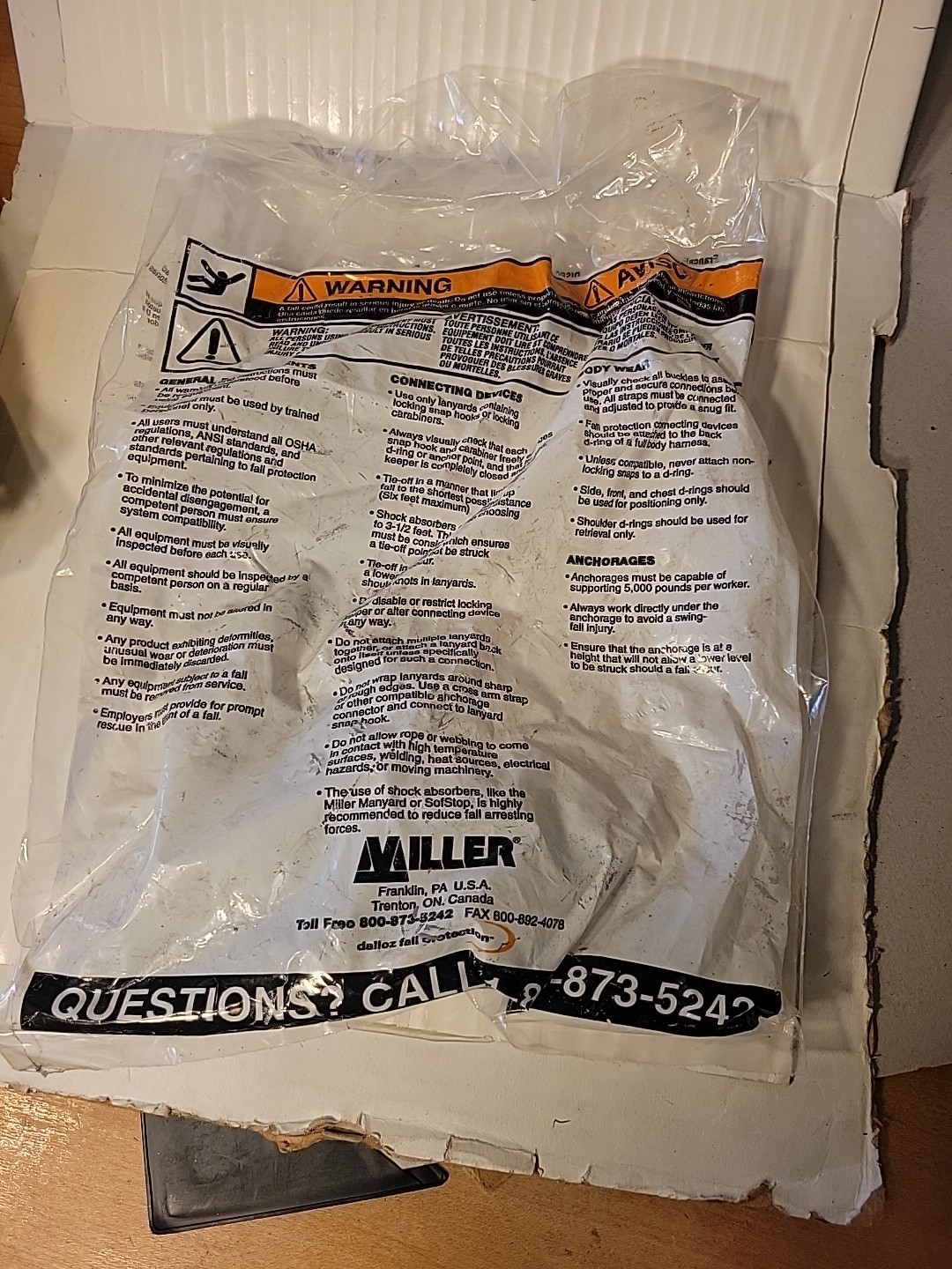 MILLER SOFSTOP SHOCK ABSORBER W/D-RING 18". 928LS