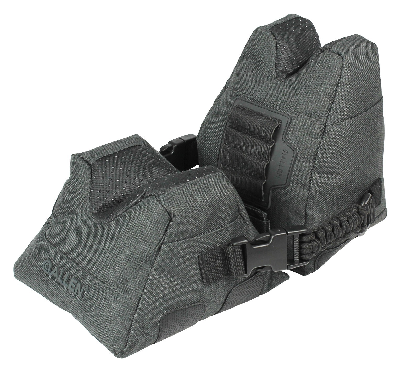 llen 18417 Eliminator Prefilled Front and Rear Bag, Gray Polyester, Side Release