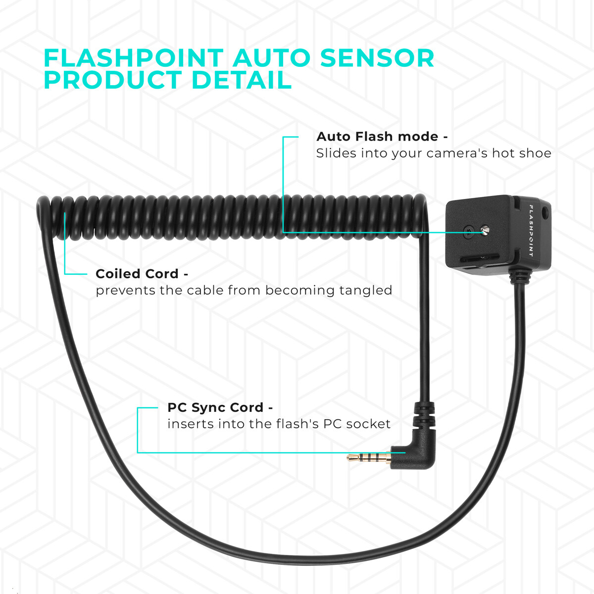 Flashpoint Auto Sensor for Lux Master FlashBack Flash #AS-01