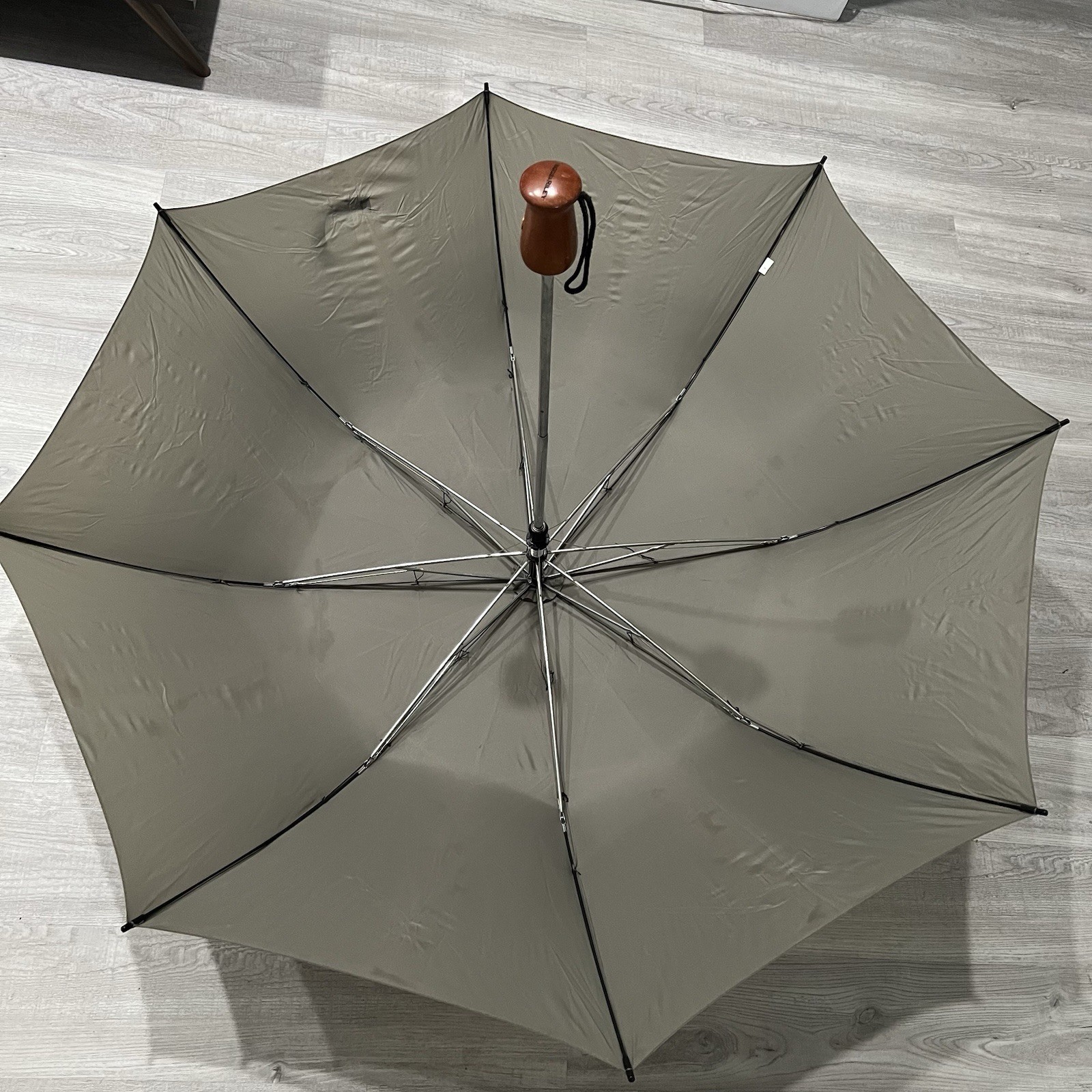 Briggs And Riley Umbrella Olive Green / Brown