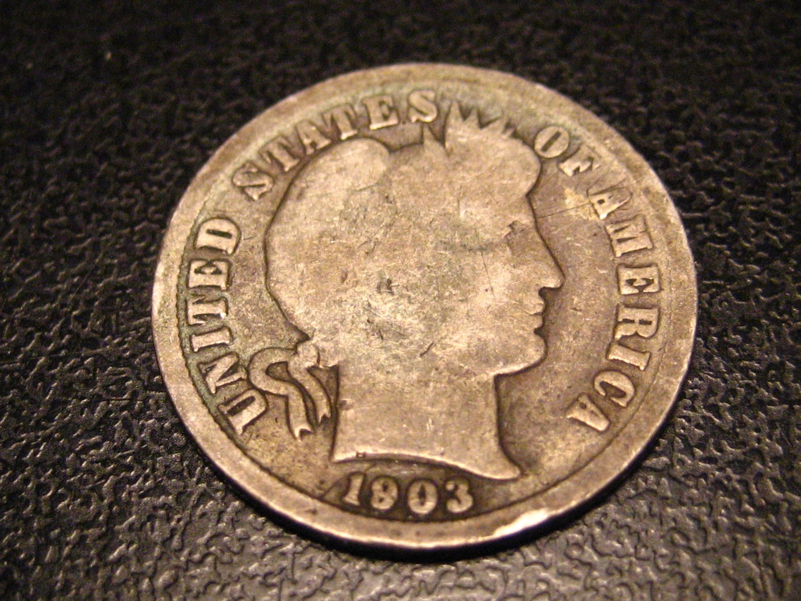1903-P 90% Silver Barber Dime #2