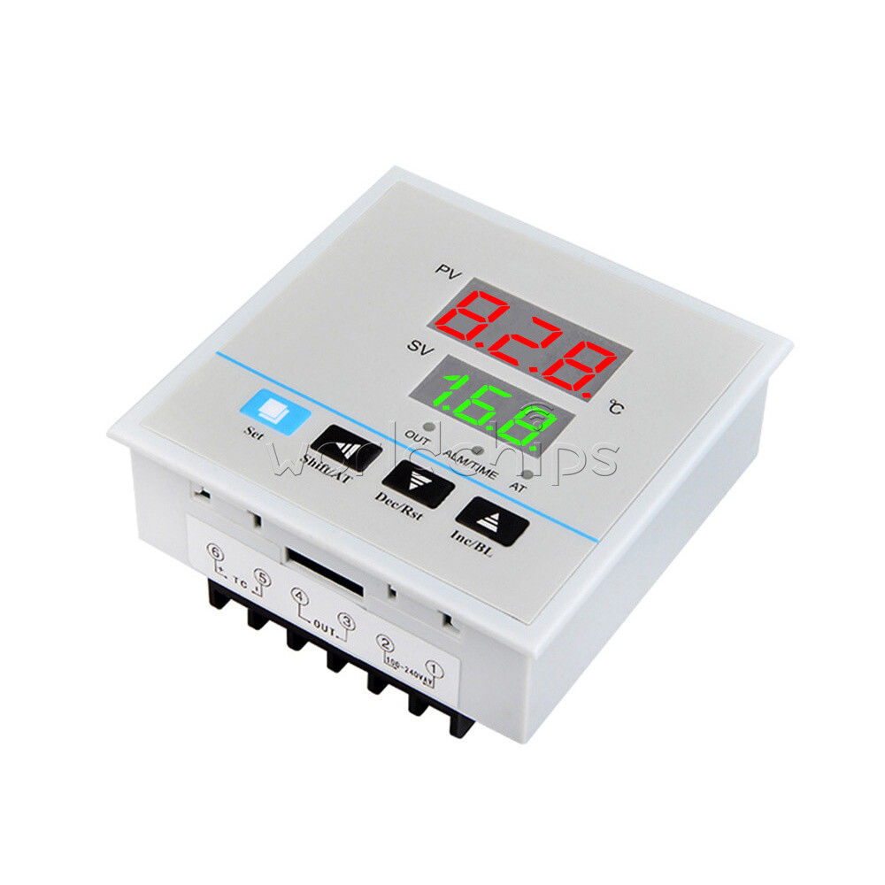 AC 220V Digital K/E Temperature Thermostat Controllers For Home Oven 0-999 ℃ DIY