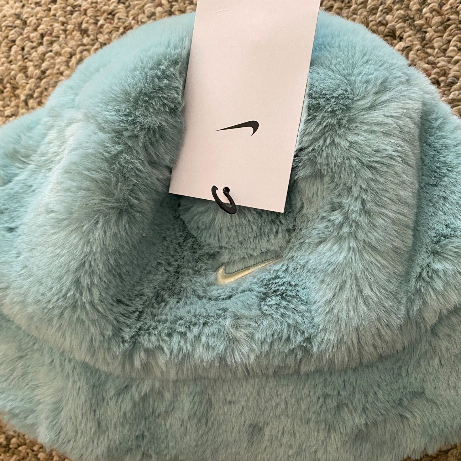 Nike Naomi Osaka Apex Bucket Hat Tennis Faux Fur FJ6302-309 Women's Size Medium