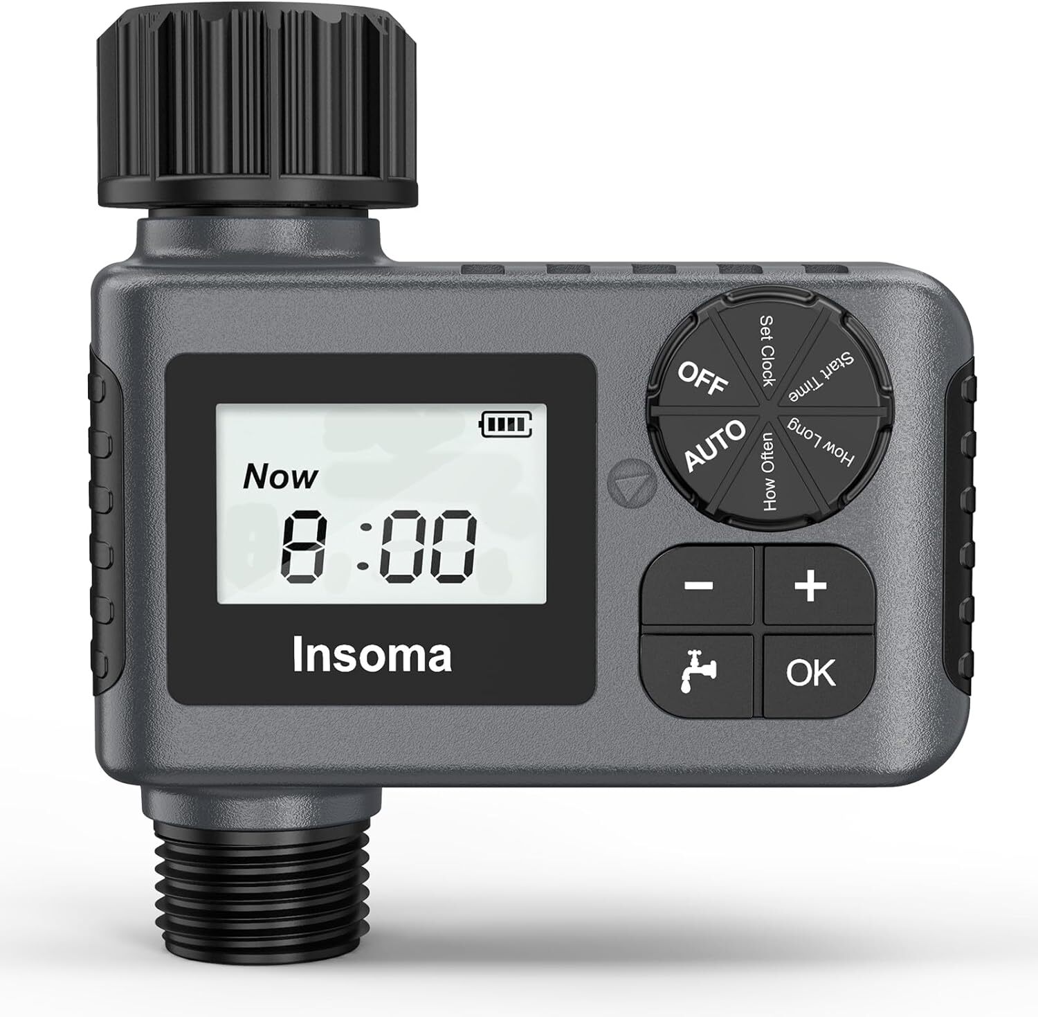 Temporizador de aspersor de agua programable y sistema de riego de césped