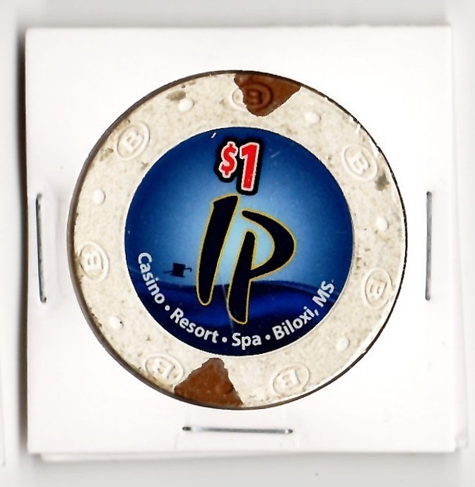 2010s IP CASINO RESORT BILOXI MISSISSIPPI $1 CASINO CHIP CG050932