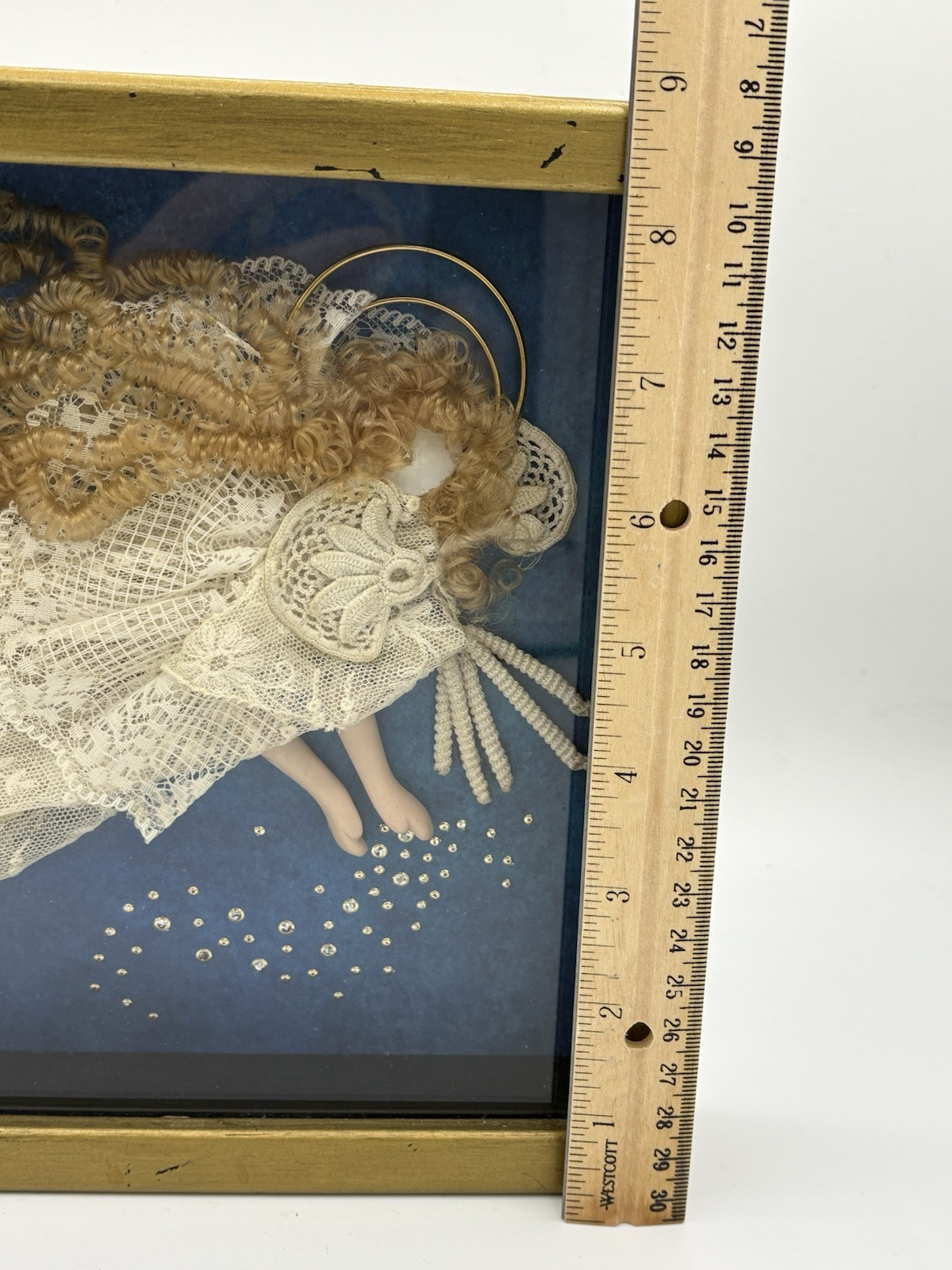 Mixed Media Angel Shadow Box
