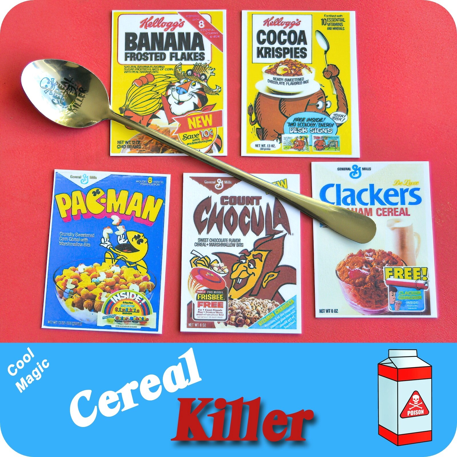 Cereal Killer Mentalism Bizarre Magic Card Trick Prediction Self Working