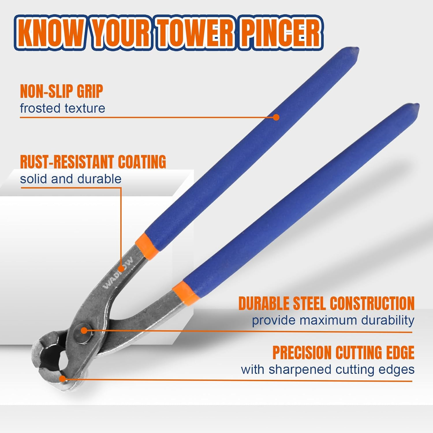Nail Puller,Pliers,End Cutting Pliers, Carpenter Pincer Tool,Ear Clamp Nail Pull