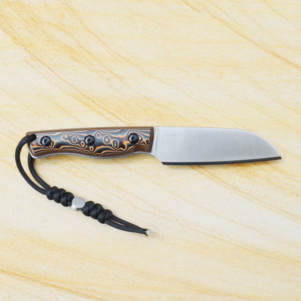 Scorpco Ember Series Wharncliffe Full Tang Knife Premium Quality 9Cr18MoV Steel