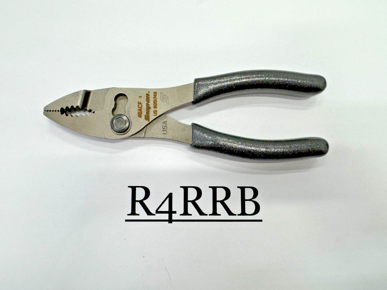 Snap-on Tools USA DARK TITANIUM 6" Soft Grip Combo Slip Joint Pliers 46ACFDT