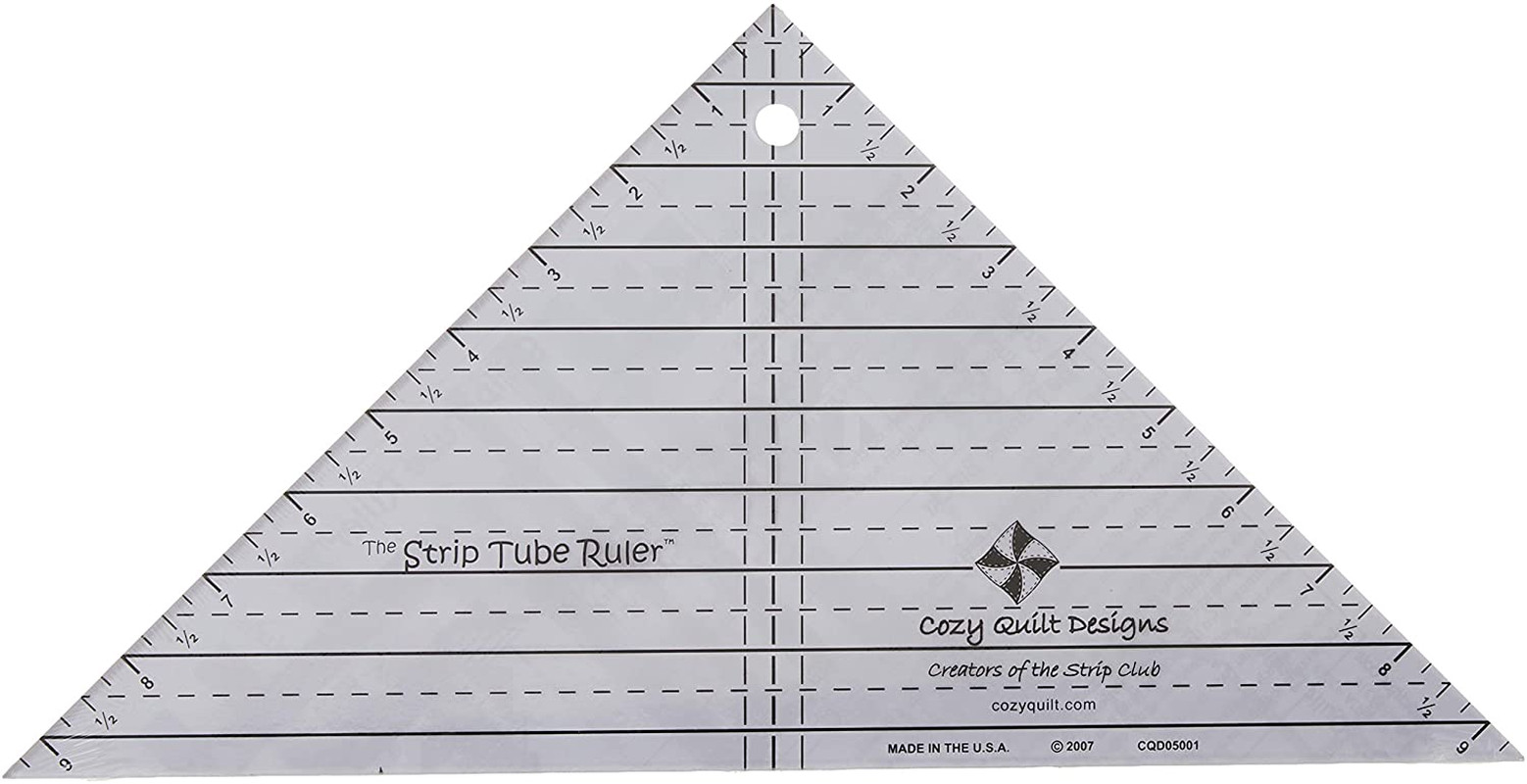 Strip Tube Ruler™ - 9.5" X 9.5" X 13.25" Top-Selling Quilting Tool for Perfect H