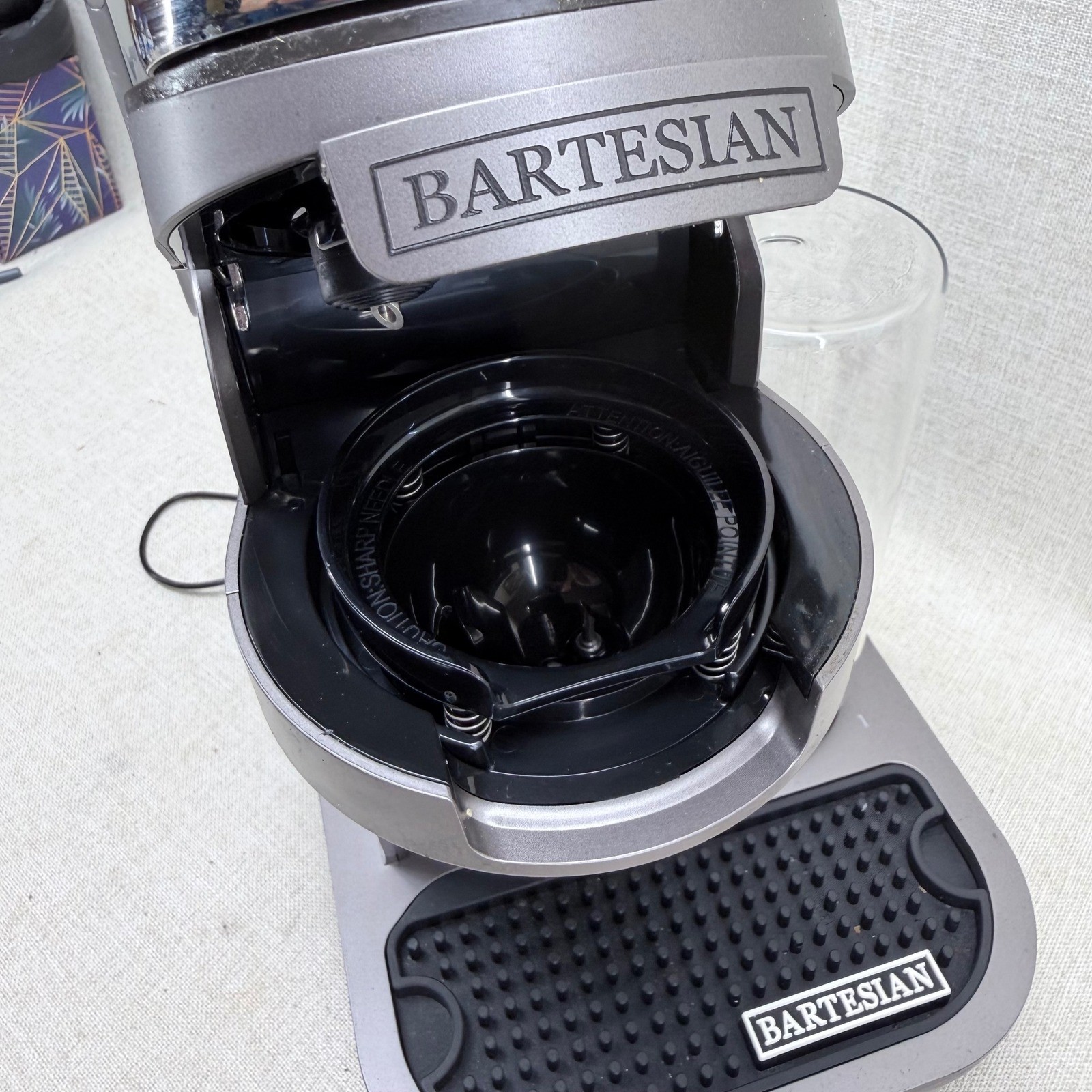 Bartesian Premium Cocktail Machine Margarita Maker Grey 55300 Missing Lid