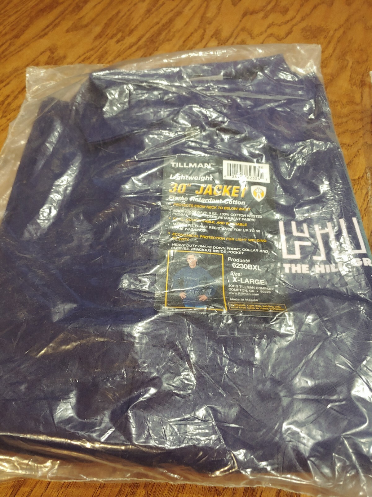 Tillman Flame Retardant Jackets 6230XL 6230BXL 30" 9OZ XL Set of 2 Blue & Green