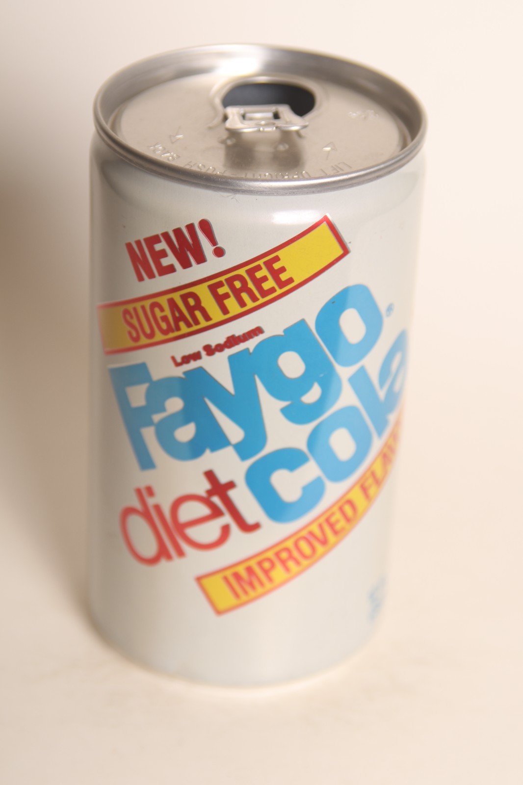 Diet Faygo Cola soda can - 12oz