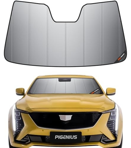 Windshield Sunshade for Cadillac CT5 for cadillac ct5 2020-2025 gray-safeguard