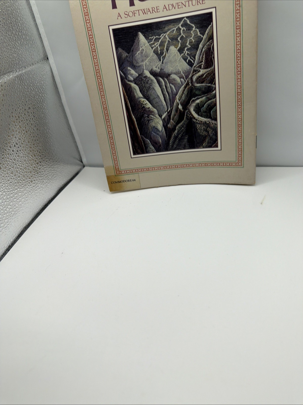 The Hobbit Users Guide Only Commodore 64 No Disc W/ Map
