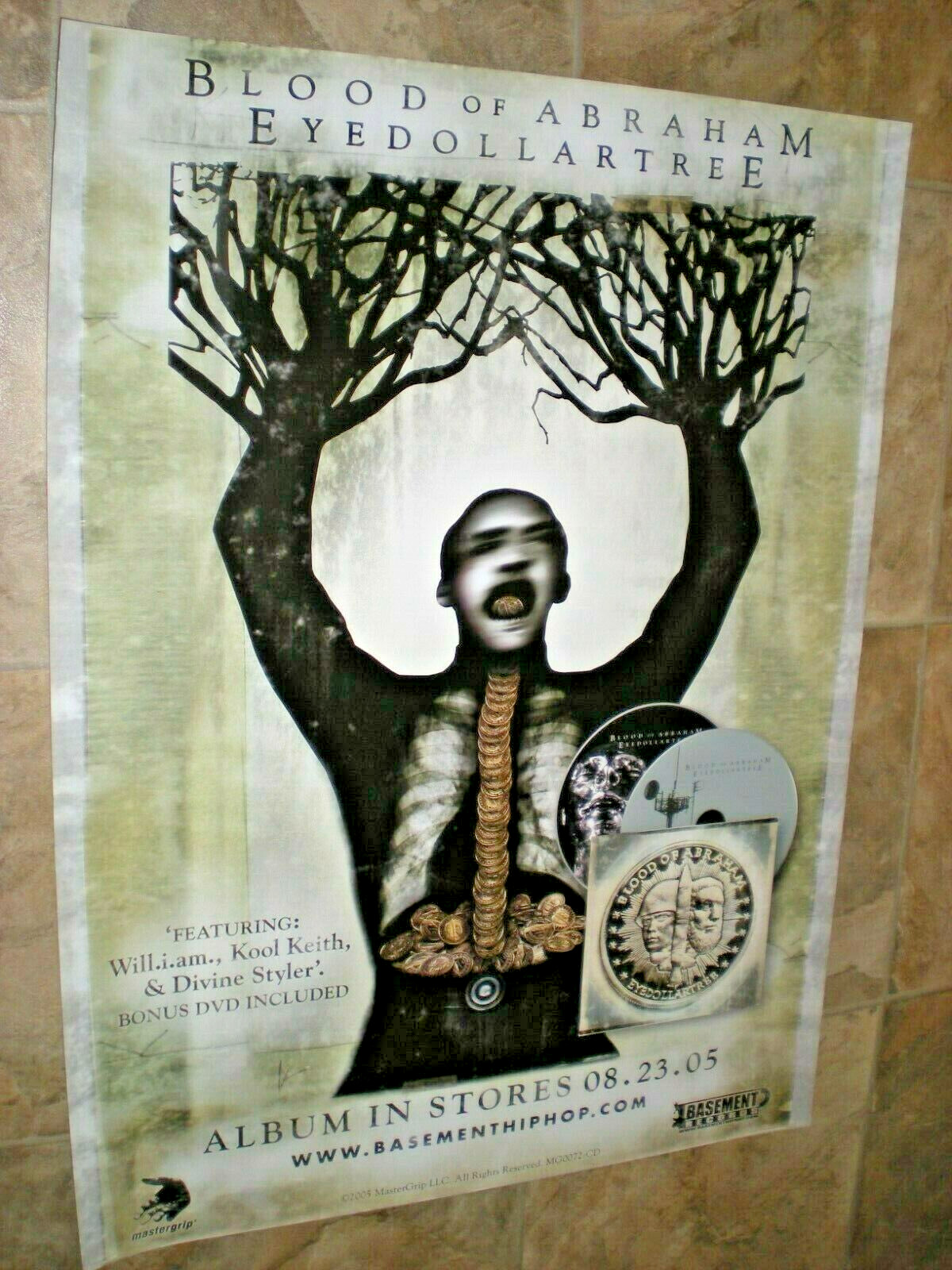 Poster - BLOOD OF ABRAHAM eyedollartree 05 Promo (mint) hip hop legends 18X24"