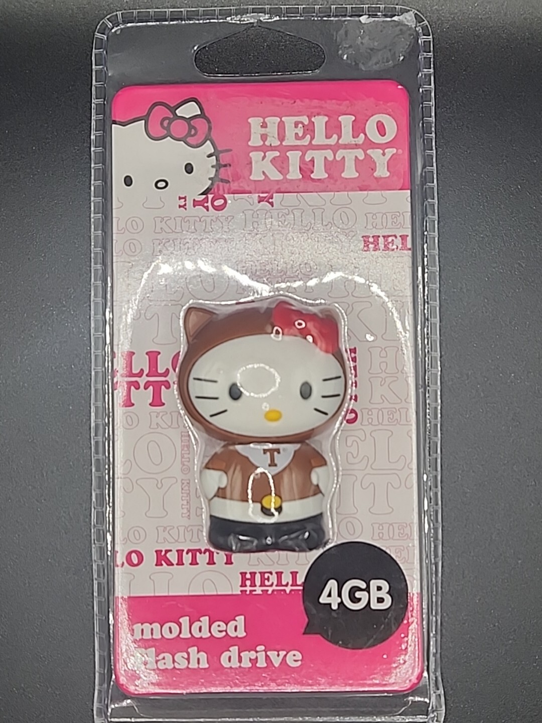 NEW (Read) Texas Longhorns Hello Kitty 4GB USB Flash Drive SEALED University UT