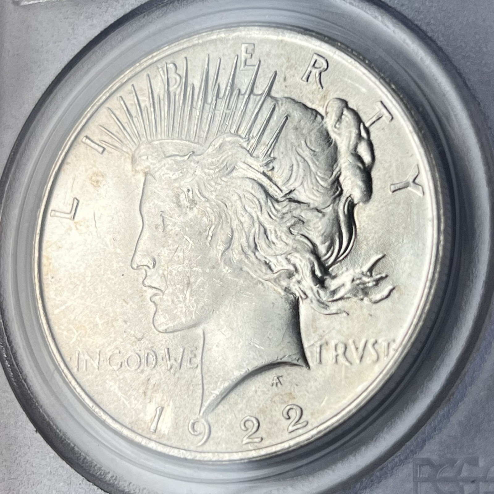1922-P Peace Silver Dollar $1 PCGS MS62