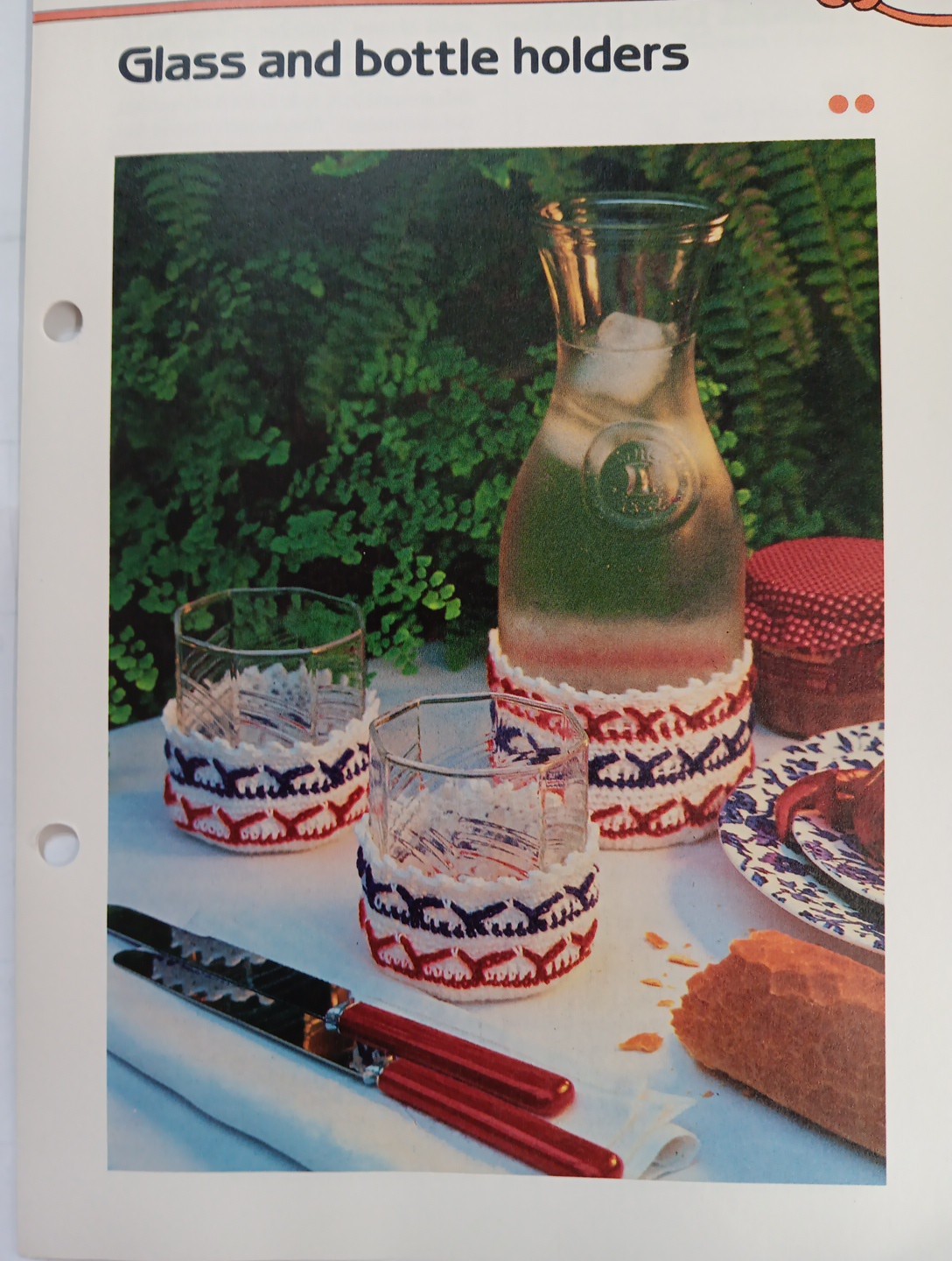 Glass and Bottle Holders crochet PATTERN INSTRUCTIONS FREE SHIPPING