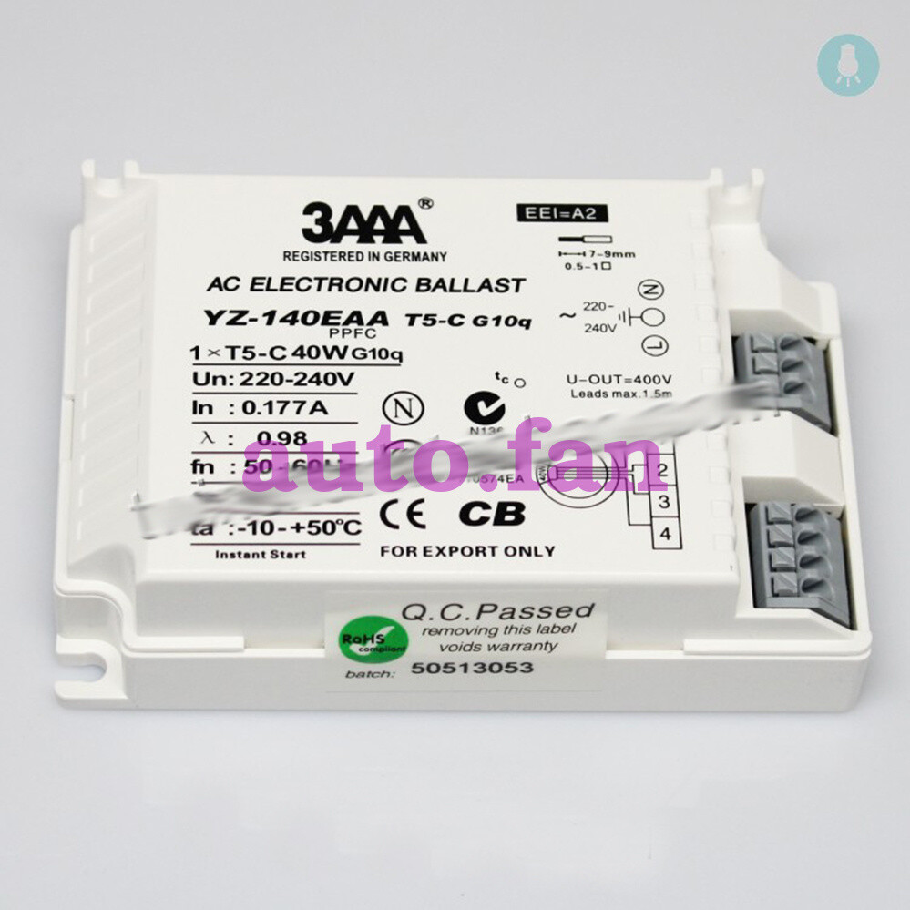 1pcs For 3AAA ballast YZ-140EAA FC /T5-C 40W ring 40W lamp tube ballast new