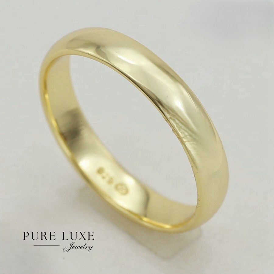 Men's Womens 925 Sterling Silver,Band Rings,Gold plated #6 7 8,9,10,11,12 Box