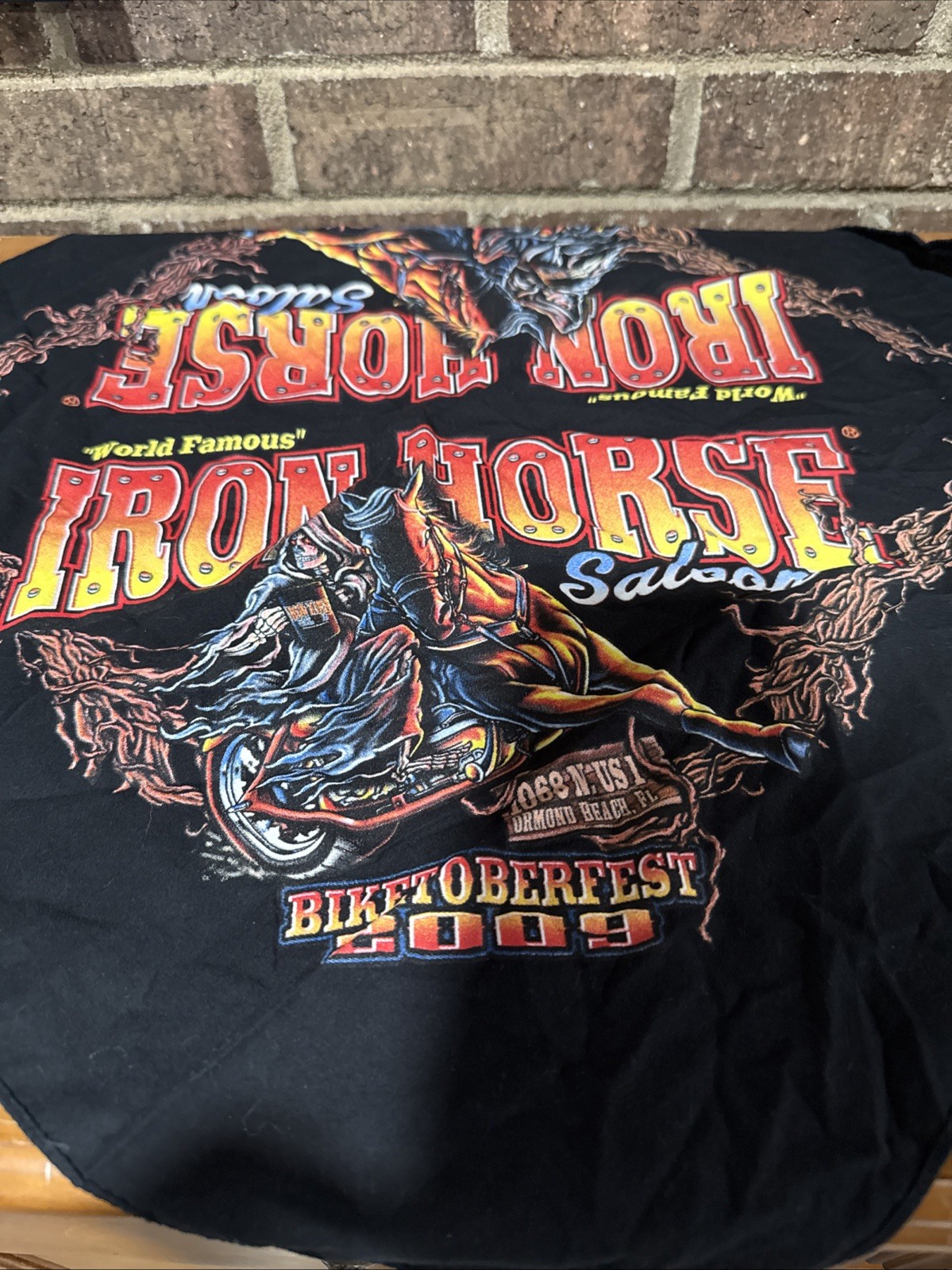 Iron Horse Saloon Biketoberfest 2009 Bandana Do Rag Ormond Beach