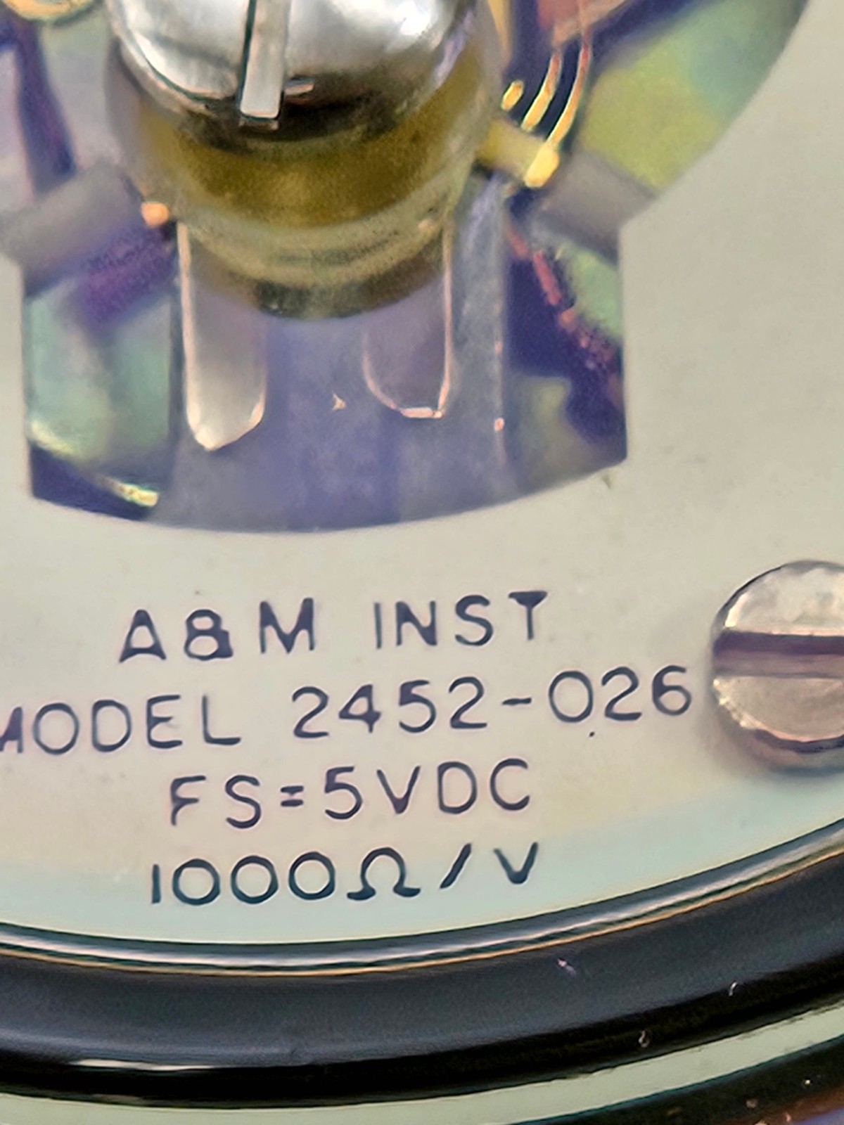 6625-00-214-4018 Ammeter 1300147-2