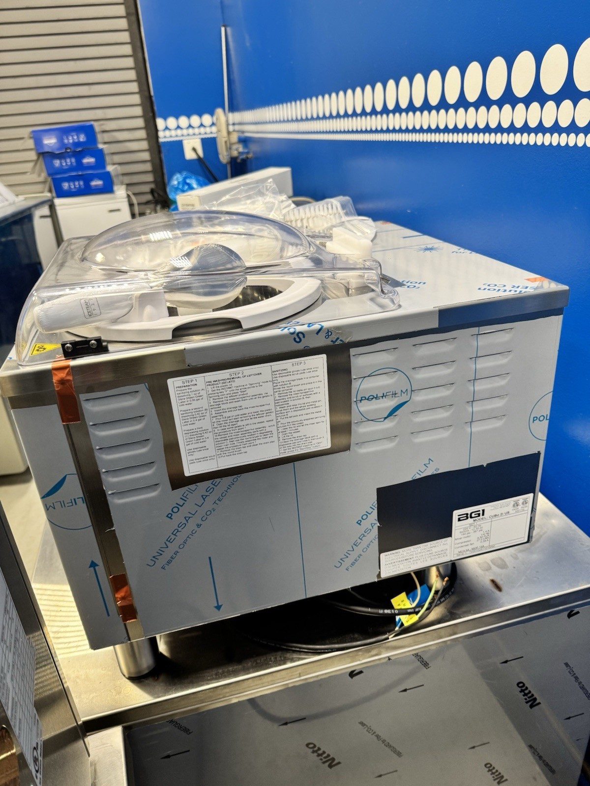 NEW Carpigiani Cattabriga Coldelite Model Cubo 2
