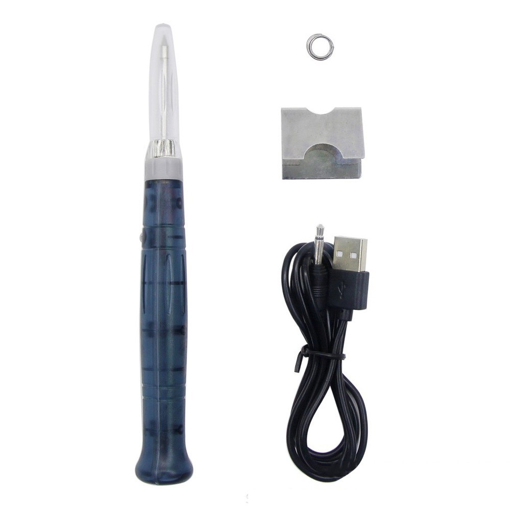 5V USB Soldering Iron Pen with for Quick Heating and Electric Indicator Light