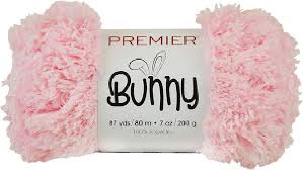 Premier Yarn - BUNNY - 2 SKIENS - EACH 87 YDS -  PINK/ROSE