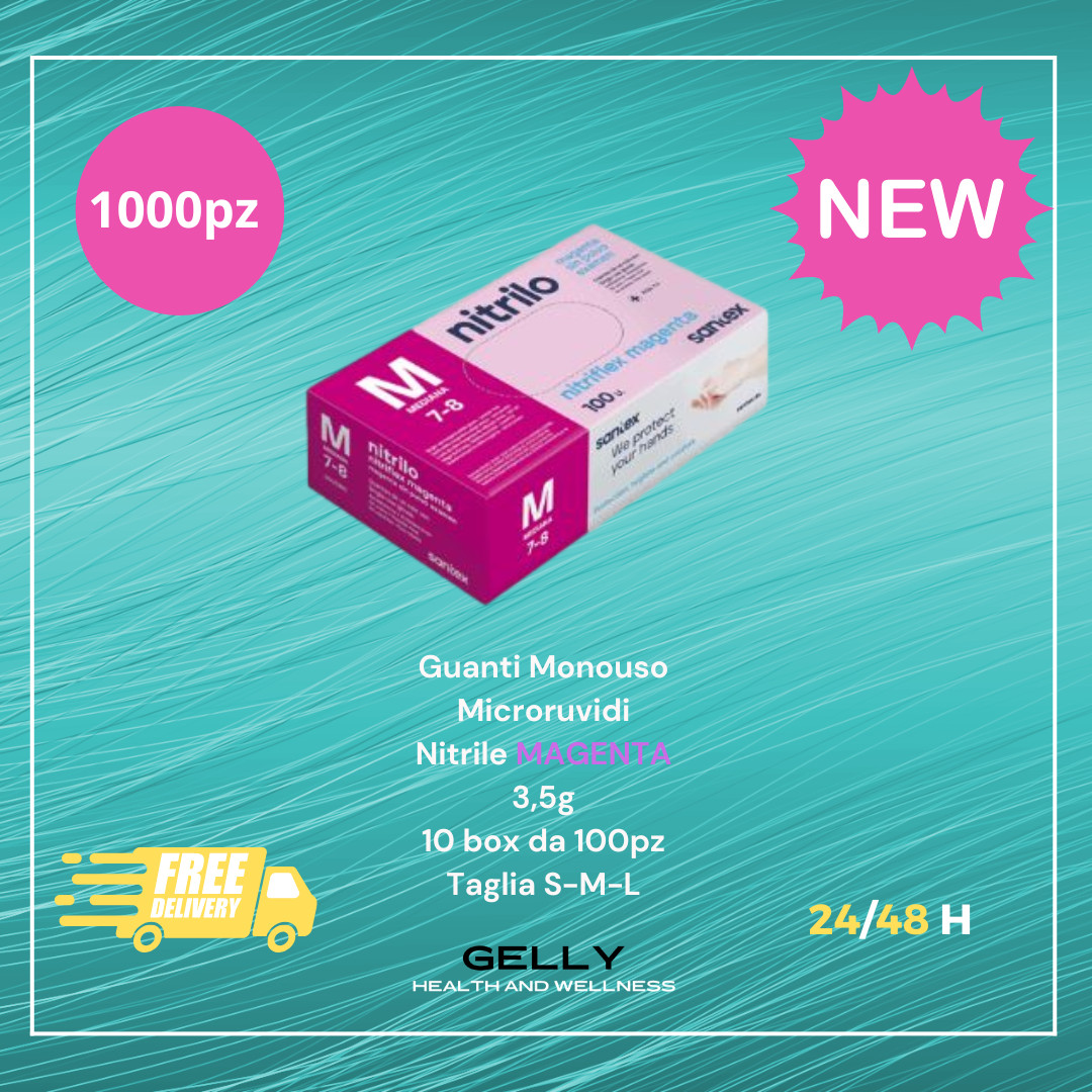 1000 Piece Heavy Duty MAGENTA Disposable Nitrile Gloves | XS-S-M-L-XL