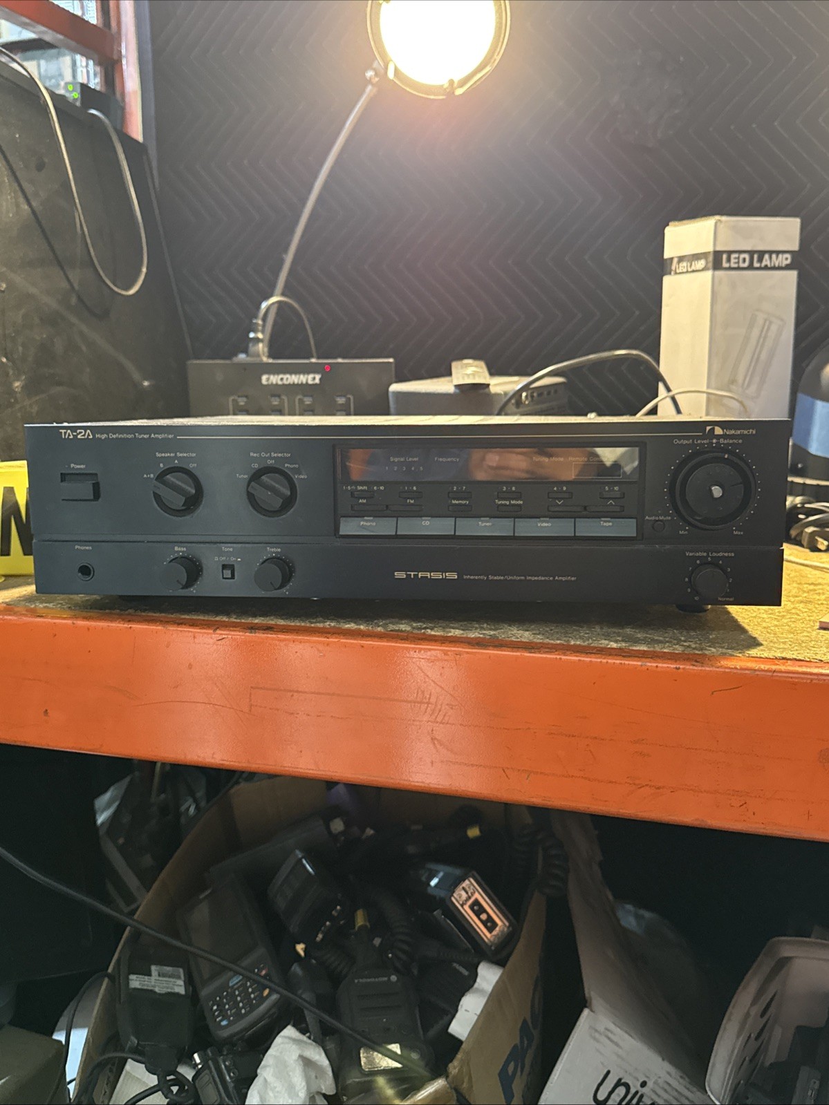 Nakamichi TA-2A High-Definition Tuner Amplifier *FOR PARTS OR REPAIR*