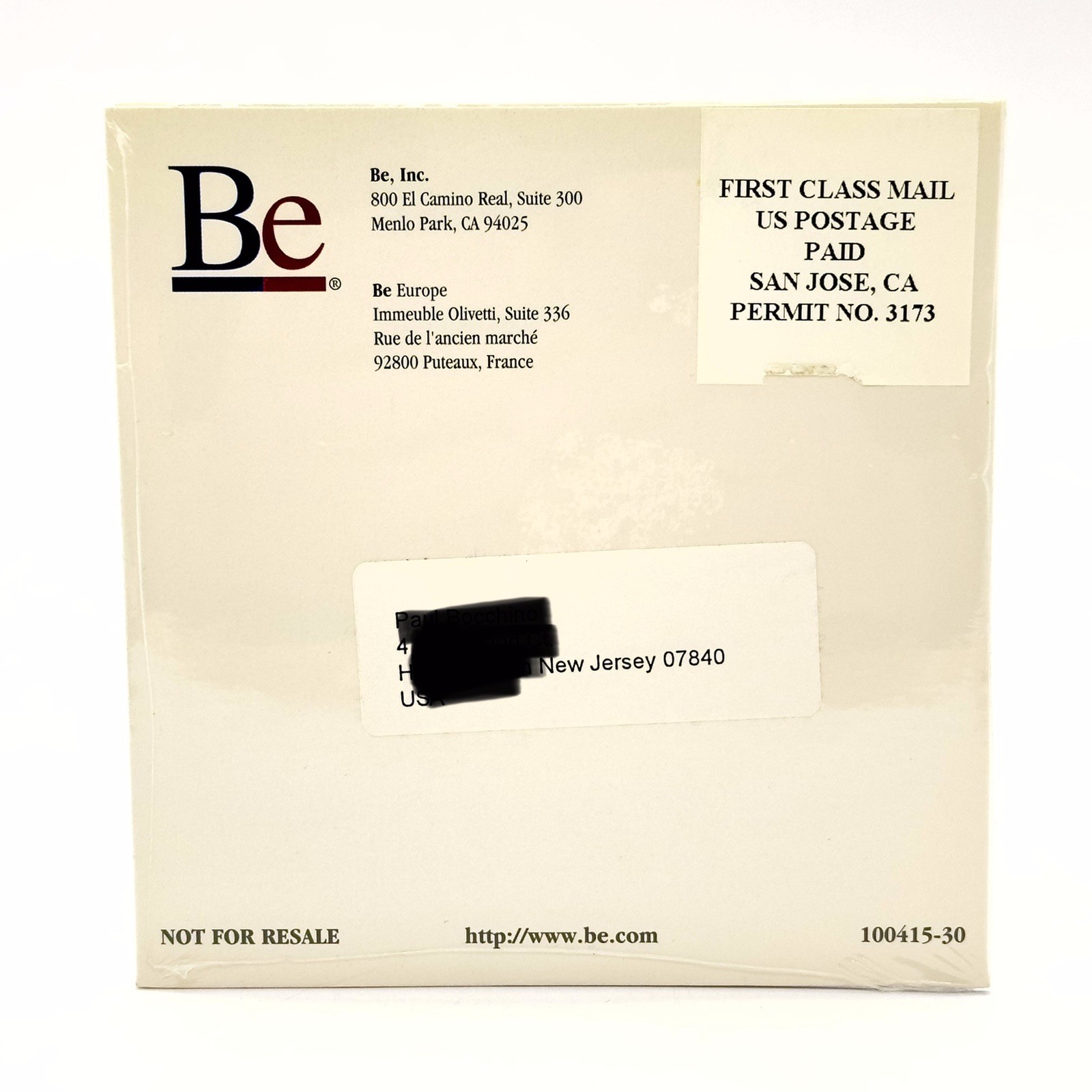NEW SEALED Be|OS Operating System Release 3 Power PC Version NOT FOR RESALE