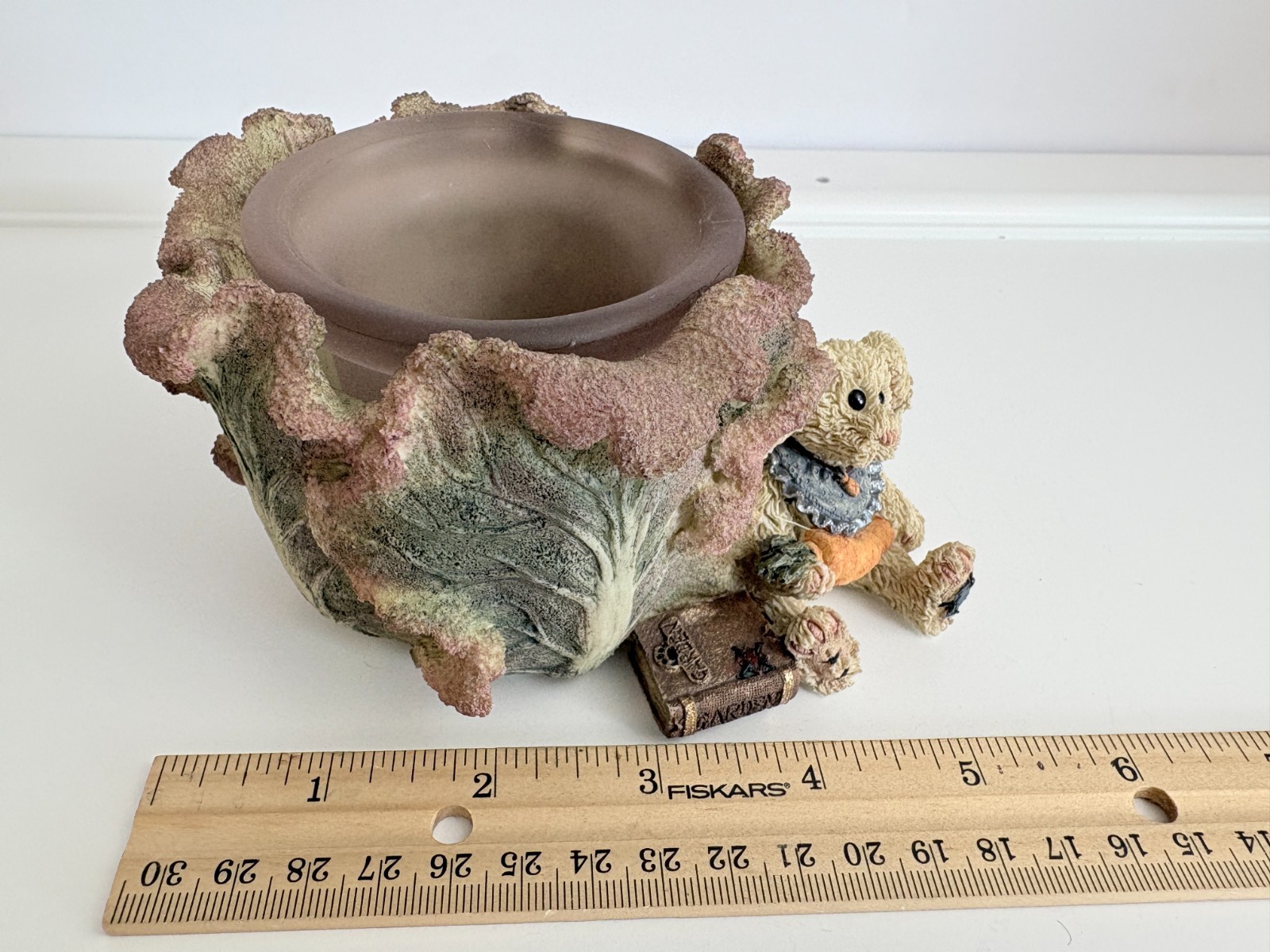 Boyds Bears & Friends #27750 Daphine...in the Cabbage Patch Votive Hldr -Retired