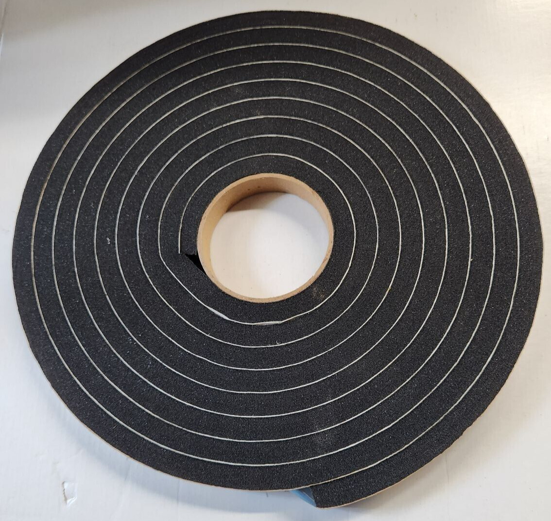 Weather Stripping Foam Insulation Tape 3/4” Wide X 1/2” Thick 20 Feet Length