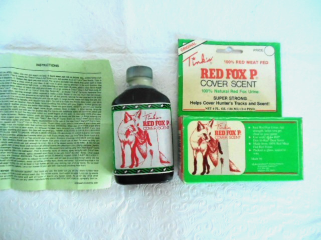 New Wax Sealed Hunter's Tink's Red Fox P Urine Super Strong 4 fl oz