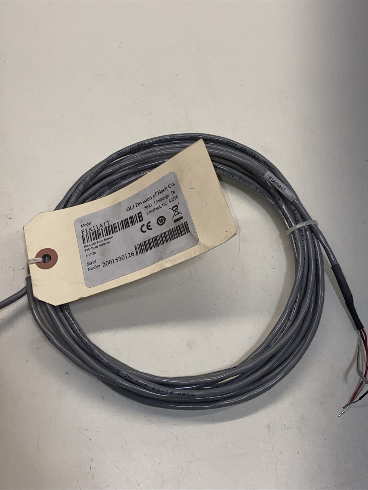 GLI Pin-Lock Flow Sensor F1A11A1T